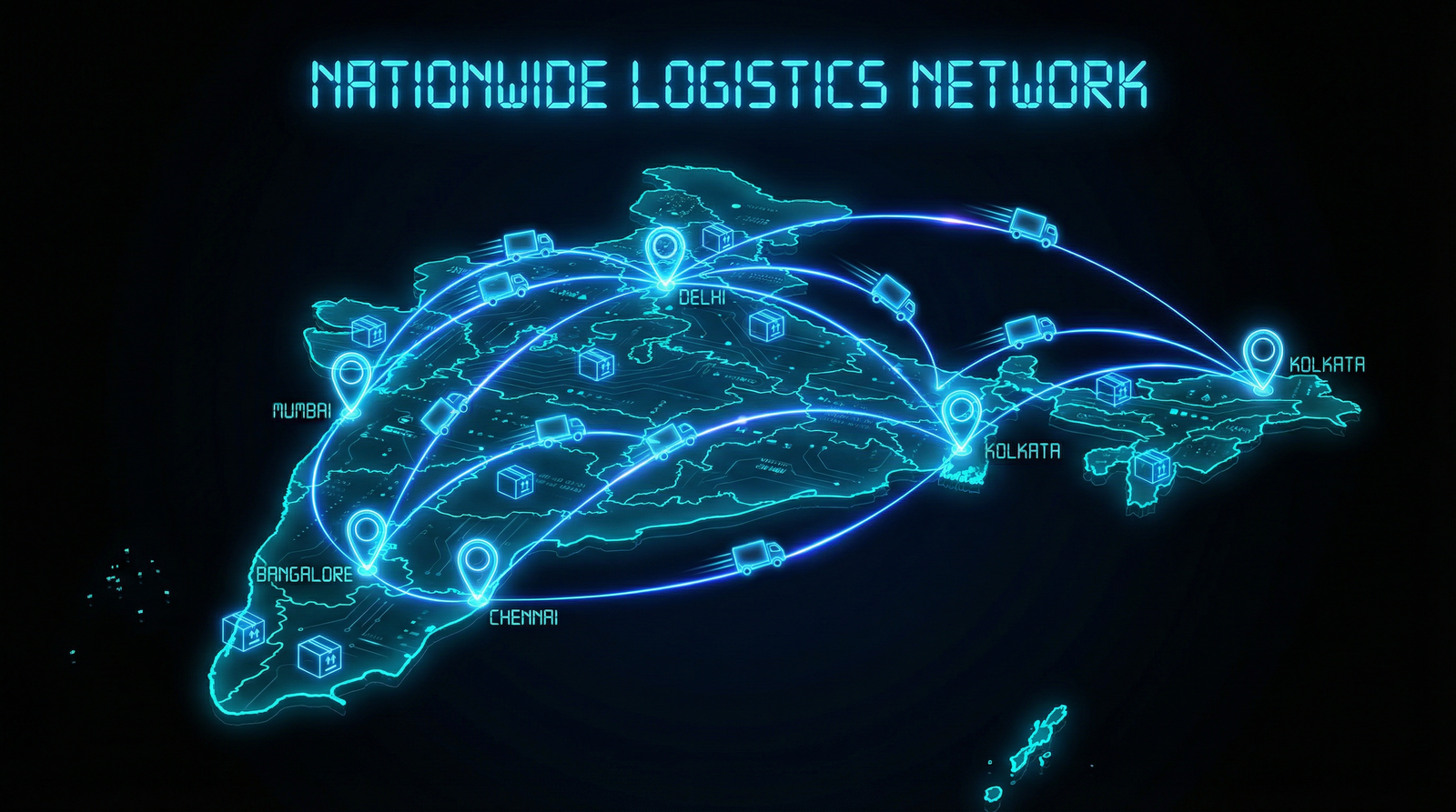 India delivery coverage map